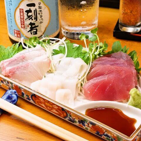 日替わり刺身と一品料理